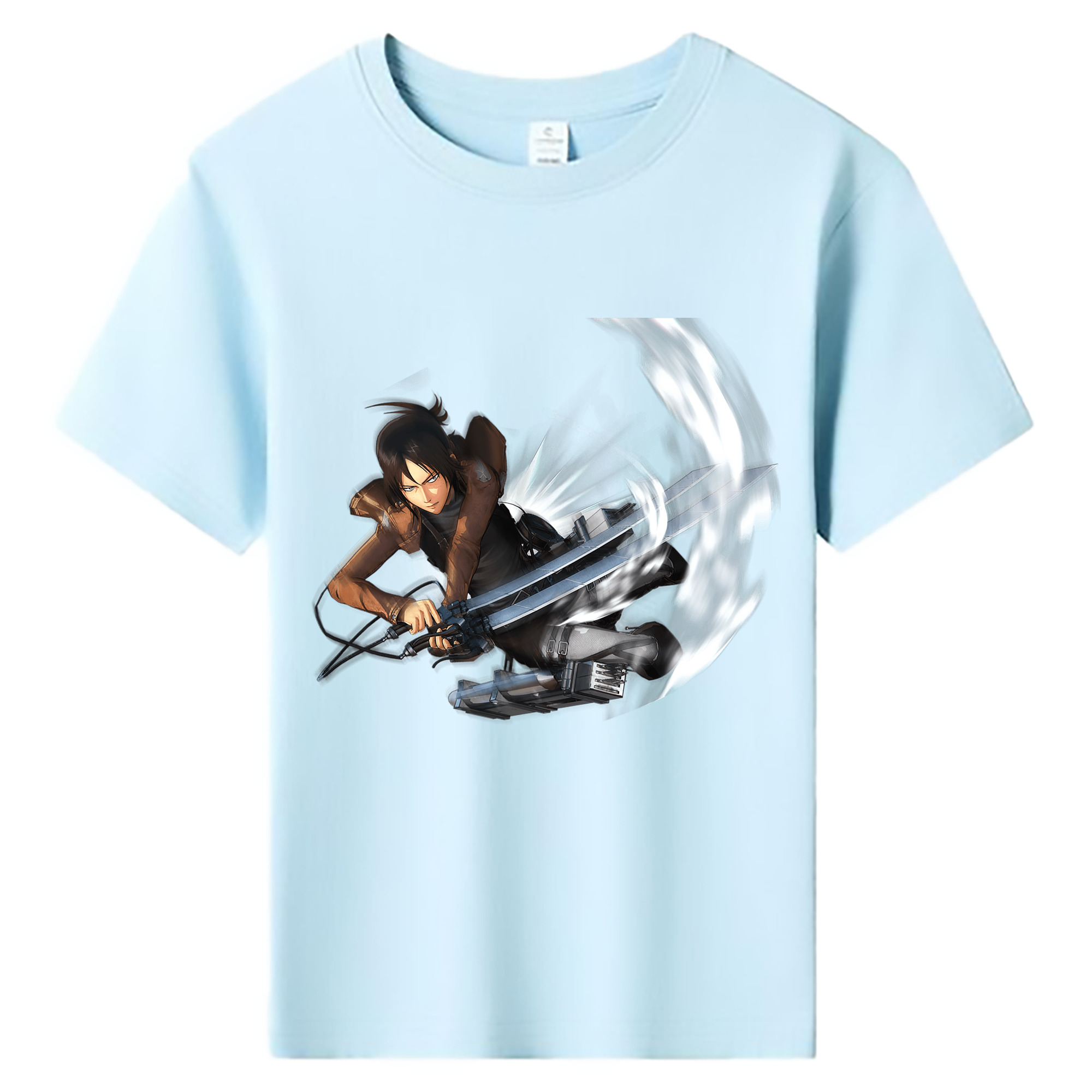 （画像用） 進撃の巨人 Attack on Titan 綿100％キッズTシャツ（フロントプリント）
